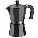 Cafetieră Italiană Monix Braisogona_M640006 Negru 6 Cești