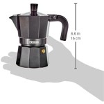 Cafetieră Italiană Monix Braisogona_M640003 Negru