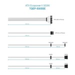 Sursă de Alimentare TooQ TQEP-500SSE ATX 500 W RoHS