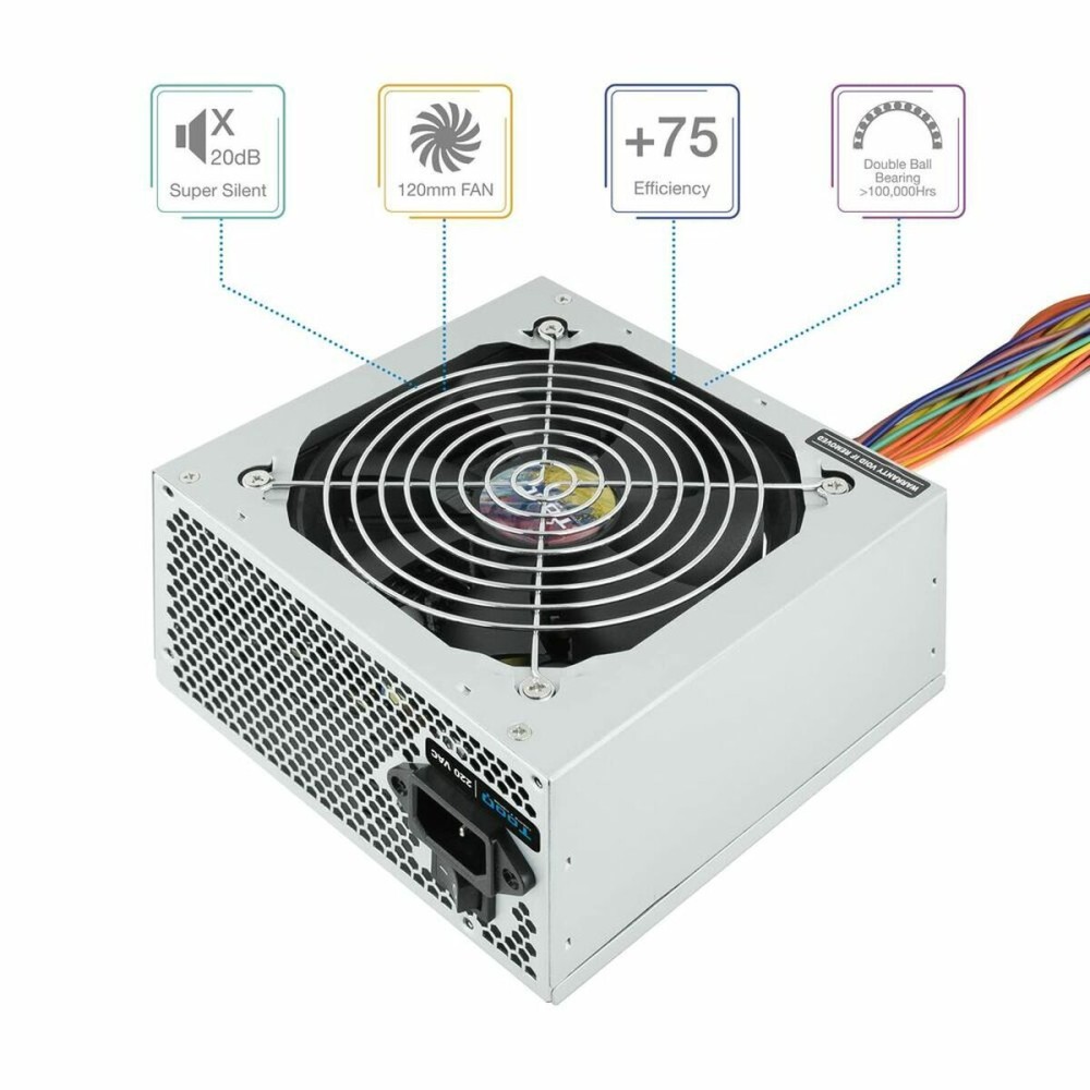 Sursă de Alimentare TooQ TQAPOLO-500SP ATX 500 W