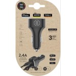 Încărcător de Mașină Tech One Tech TEC2802 Double USB-C