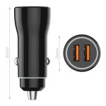Încărcător de Mașină Tech One Tech TEC2802 Double USB-C