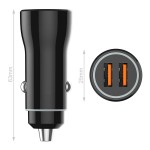 Încărcător de Mașină Tech One Tech TEC2802 Double USB-C