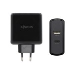 Încărcător USB Perete Aisens ASCH-2PD45A-BK 57 W Negru