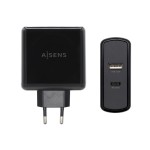 Încărcător USB Perete Aisens ASCH-2PD45A-BK 57 W Negru