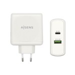 Încărcător USB Perete Aisens ASCH-2PD30QC-W 48 W Alb