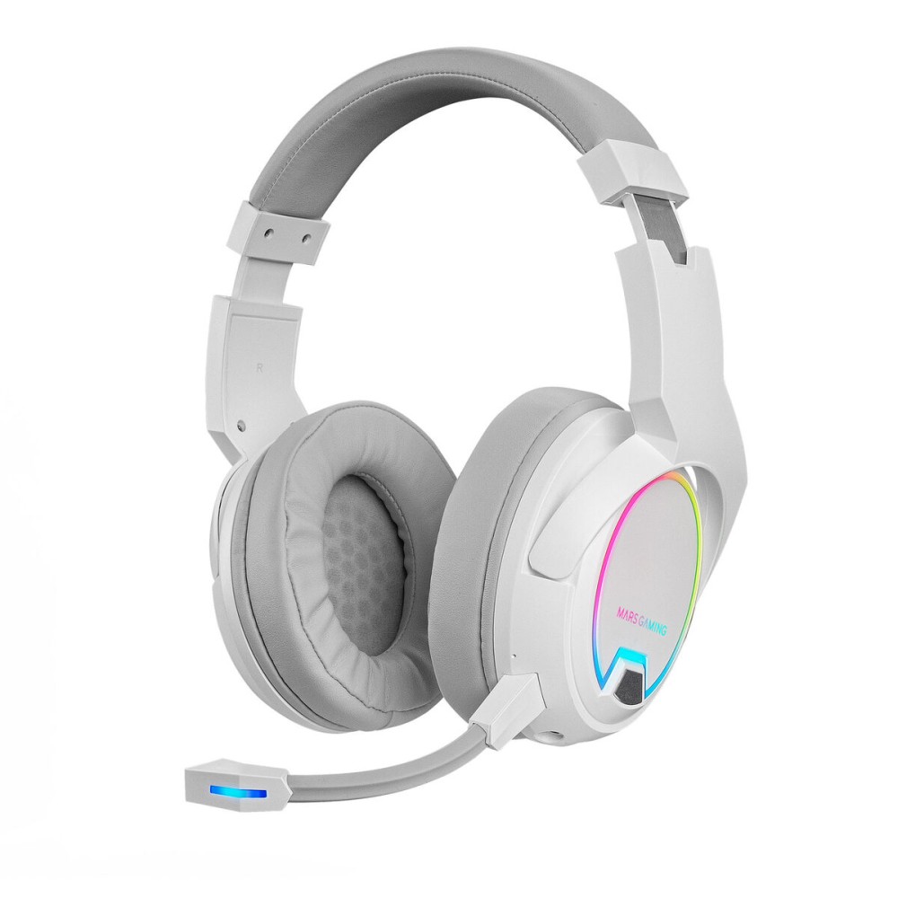 Căști cu Microfon Mars Gaming MHW-100 Alb