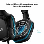 Căști cu Microfon Gaming Logitech 981-000770 Albastru Negru