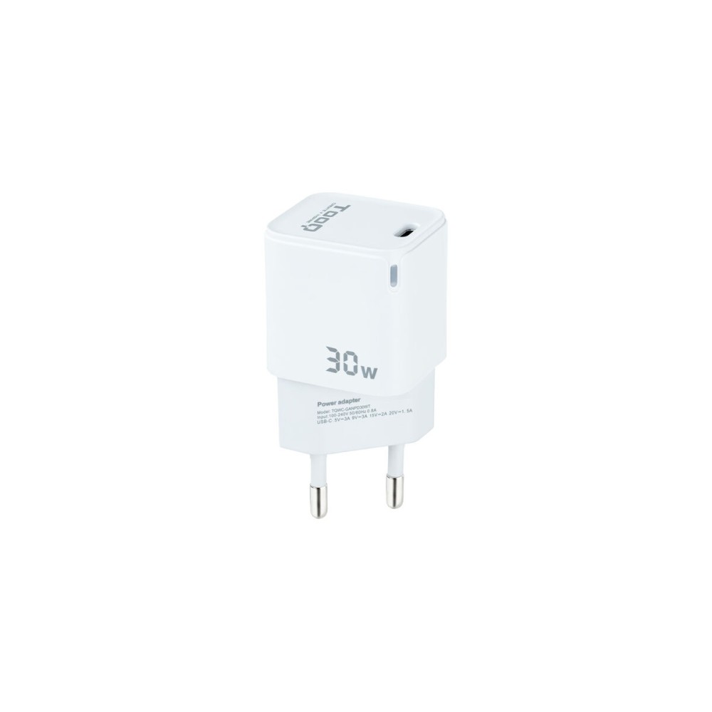 Încărcător de Perete TooQ TQWC-GANPD30WT Alb 30 W