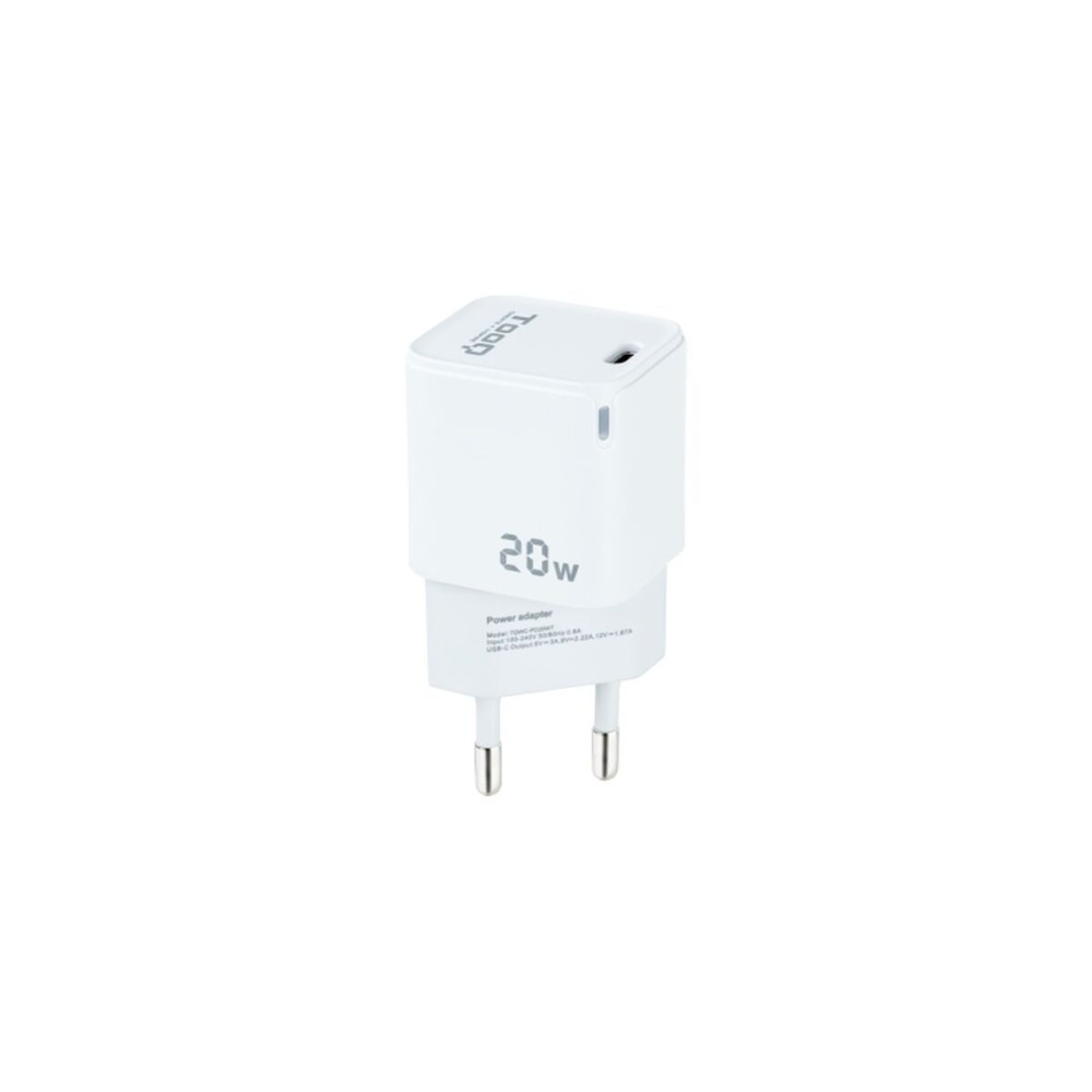 Încărcător de Perete TooQ TQWC-PD20WT Alb 20 W