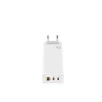 Încărcător de Perete LEOTEC 65W GaN 2 USB-C PD Alb 65 W