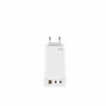 Încărcător de Perete LEOTEC 65W GaN 2 USB-C PD Alb 65 W