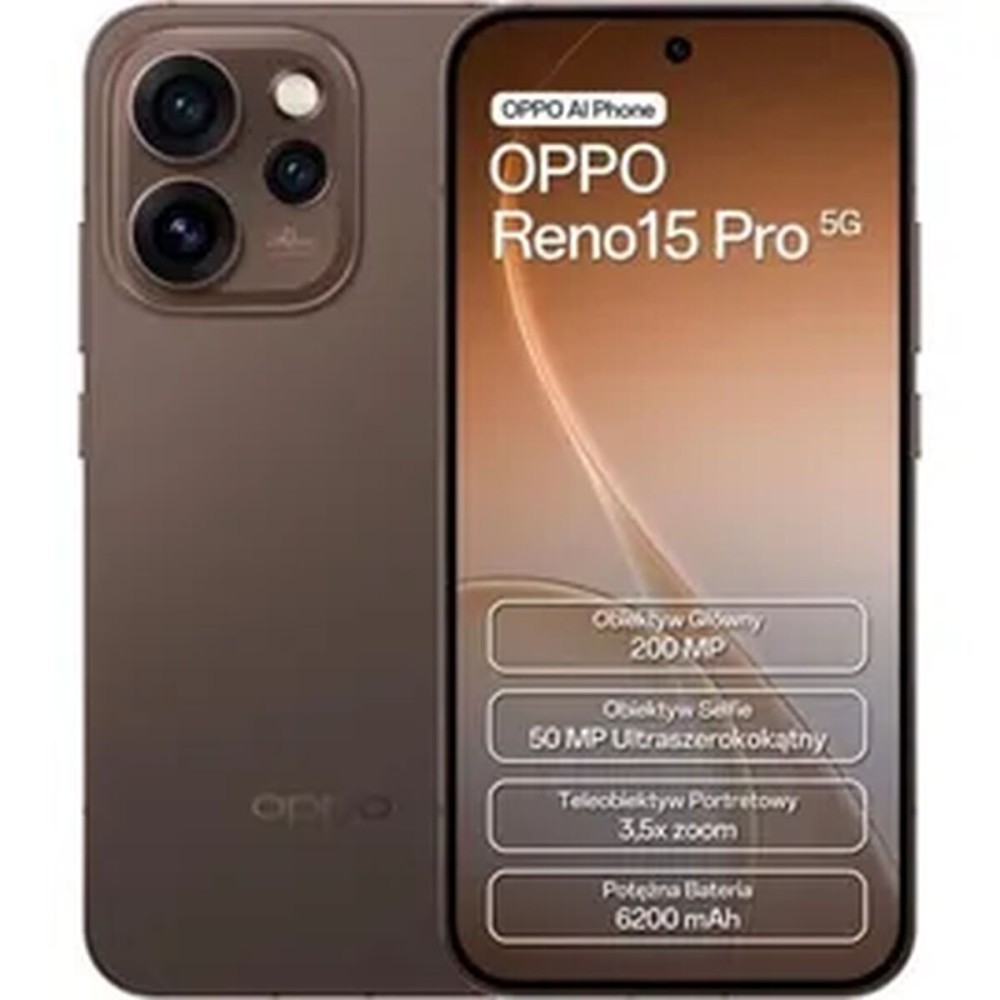 Smartphone Oppo RENO 15 PRO Octa Core Mediatek Dimensity 8450 12 GB RAM 512 GB Negru 6,3"