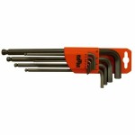 Set de chei Inbus ATM 1,5 - 10 mm Hexagonal Set de chei Inbus 9 Piese (9 Unități)