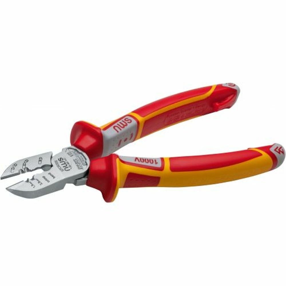 Clești cu tăiere în diagonală NWS Serie 49 VDE 2 mm 4 mm 19 cm