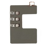 Lacăt cu cifru GT Line EXPLORER Metal 3 cifre