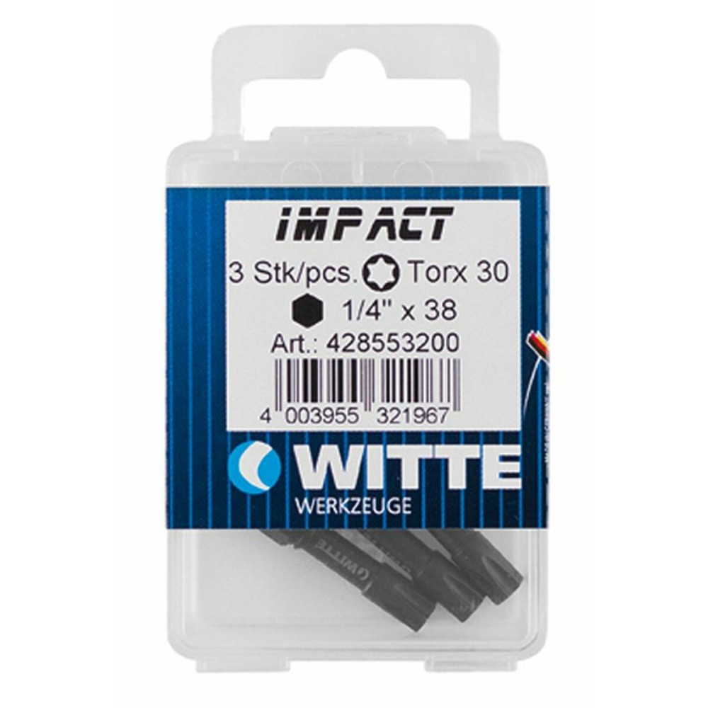 Set biți WITTE TX Torx 3 Unități 3 Piese