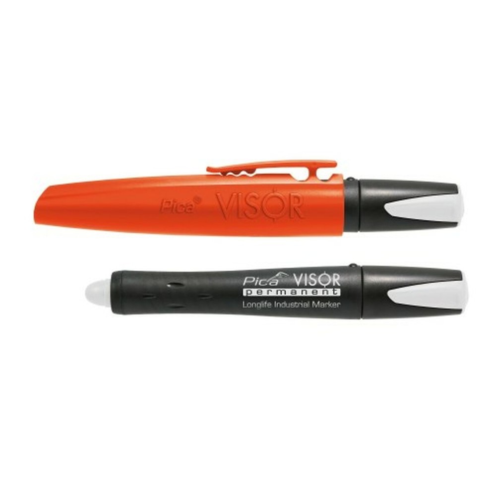 Marker Pica 990/52 Permanent Alb industrial