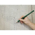 Creion de zidărie Pica Semn de Agățat de Clanța Ușii 10 Piese