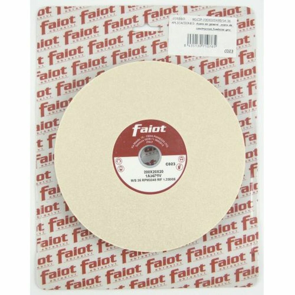 Roată abrazivă FAIOT 9A-60 150 mm Alb