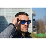 Ochelari de Soare Unisex Eagle WAVE Negru Oglindă