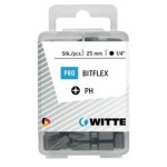 Set biți WITTE PH 1 BITFLEX PH1 25 Unități 25 Piese
