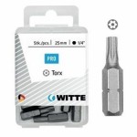 Set biți WITTE Torx TX 25 5 Unități