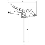 Cheie Sergent Grip-on 24,7 cm