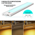 Bandă LED Velamp LACTEA Aluminiu Plastic 2 W 40 cm Alb Reîncărcabil/ă (3000K) (4000 K) (6500 K)