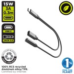 Adaptor Audio Jack Muvit for Change Negru