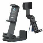 Suport cu clemă multi-poziții pentru mobil Muvit MCCHL0009 Negru Plastic