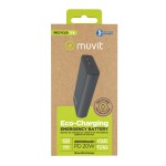 Powerbank Muvit for Change DP200G-R-PD Negru 20 W