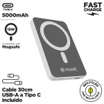 Powerbank Muvit for Change DP51AQ-R Alb 5000 mAh