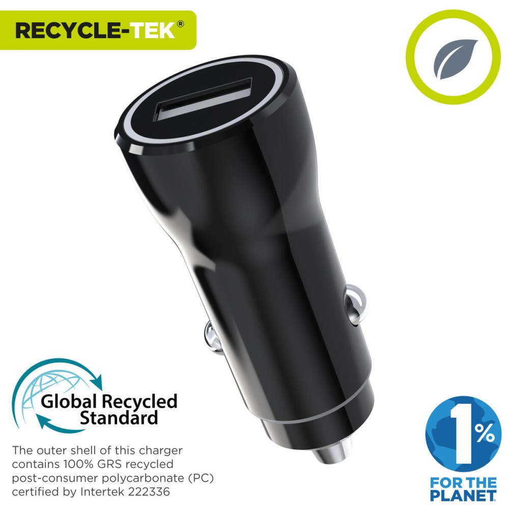 Încărcător de Mașină Muvit Negru 12 W