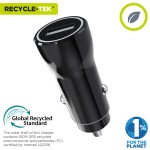 Încărcător de Mașină Muvit Negru 12 W