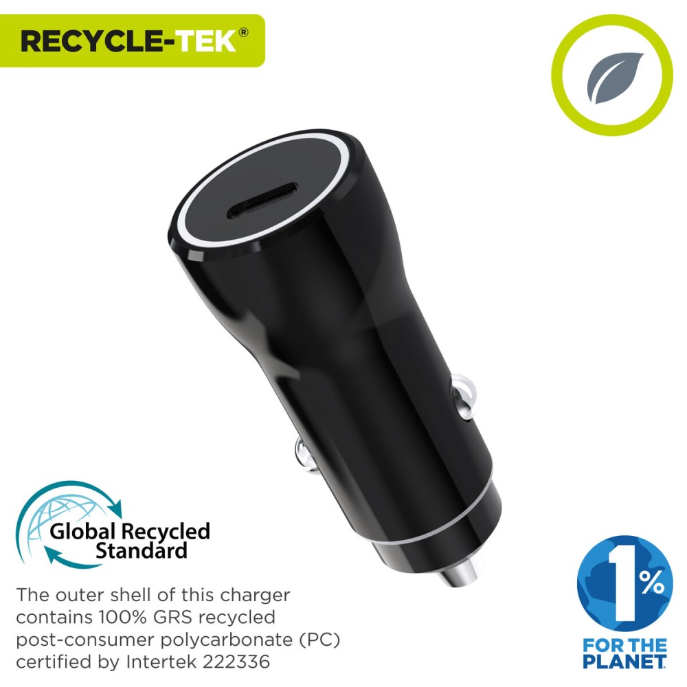 Încărcător de Mașină Muvit for Change Negru 20 W