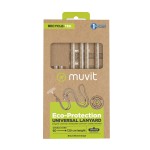 Șnur telefon mobil Muvit for Change Nisip