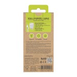 Încărcător de Perete + Cablu USB A la USB-C Muvit for Change SN-TC170DS1E150A + DC-006 Alb 12 W