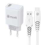 Încărcător de Perete Muvit Alb 12 W