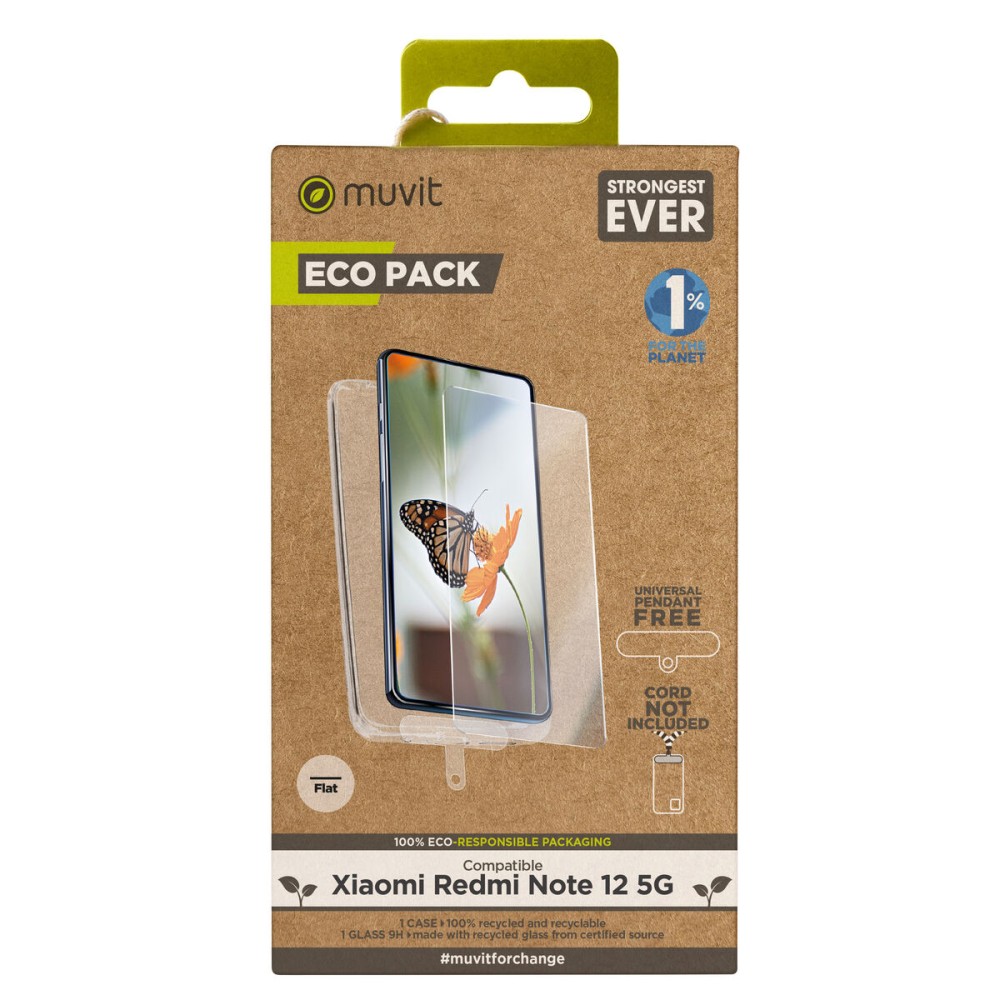 Husă și Protector pentru Mobil Muvit for Change Xiaomi Redmi Note 12 5G