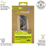 Husă și Protector pentru Mobil Muvit for Change iPhone 16 Negru