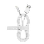 Cablu USB la Lightning Muvit for Change Alb