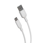 Cablu USB A la USB-C Muvit Alb 3 m