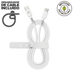 Cablu USB-C la USB-C Muvit for Change Alb 3 m
