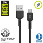 Cablu USB la Lightning Muvit for Change Negru 1,2 m