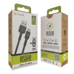 Cablu USB la Lightning Muvit for Change Negru 1,2 m