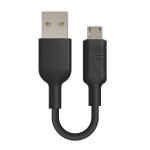 Cablu USB Muvit for Change Negru 20 cm