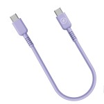 Cablu USB-C la USB-C Muvit for Change Lavandă 0,2 m