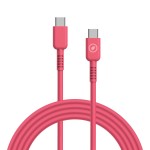Cablu USB-C la USB-C Muvit for Change Magenta 1,2 m