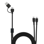 Cablu USB-C Muvit for Change Negru